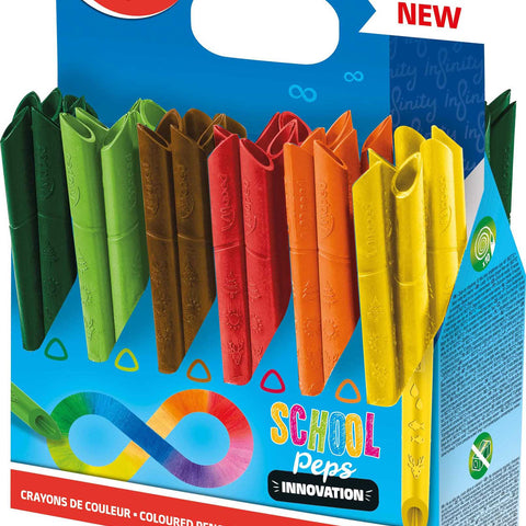 Color'Peps Jumbo Infinity Pencils x72 - Last 10X Longer