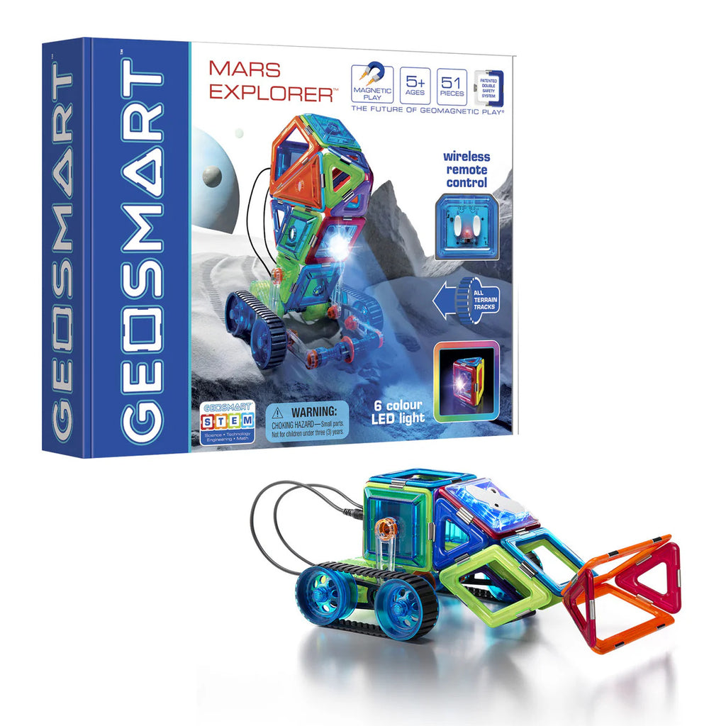 Mars Explorer - 51-Piece Magnetic R/C Rover