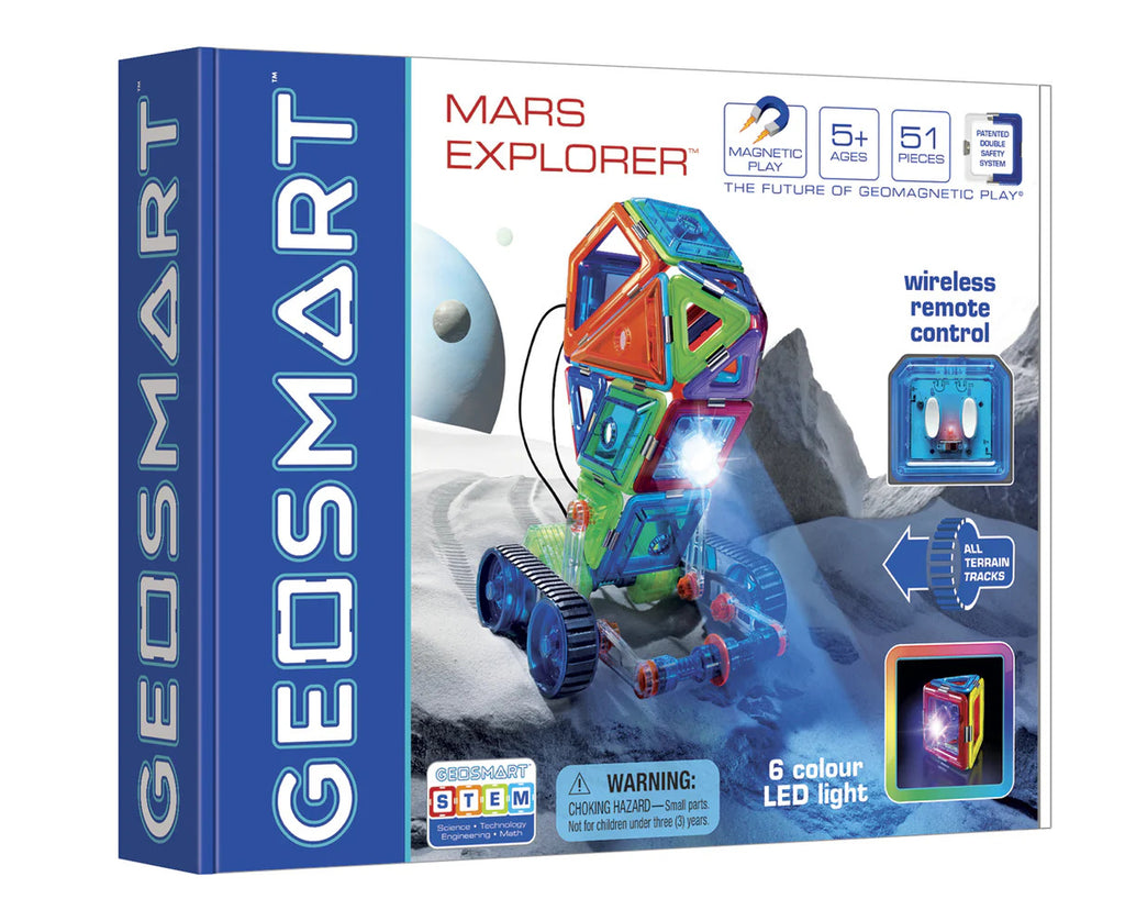 Mars Explorer - 51-Piece Magnetic R/C Rover