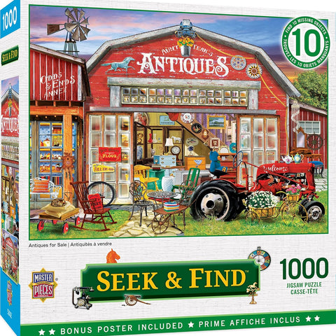 MasterPieces 1000 Piece Seek & Find Jigsaw Puzzle