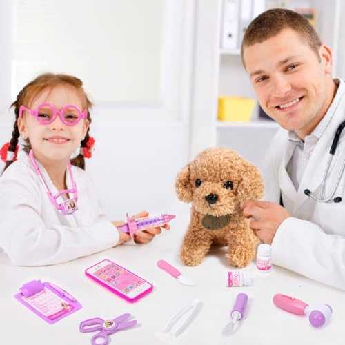 Meland Doctor Playset with Dog, Costume & Medical Bag