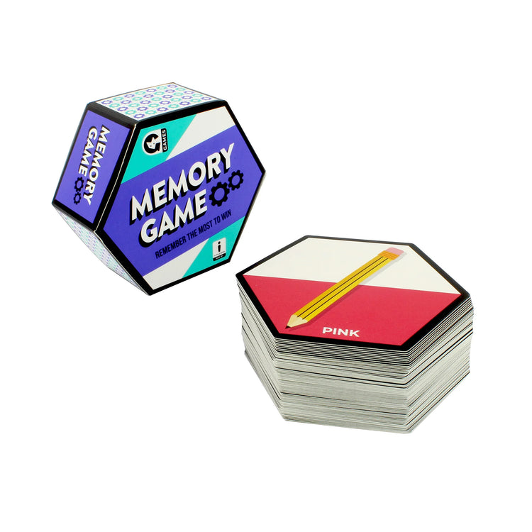 Memory Game - Travel-Size Brain Training Game with 77 Cards