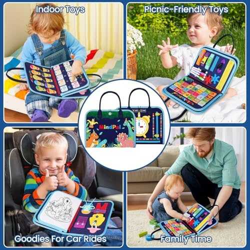 MindPal Montessori Busy Board Sensory Activity Toy