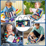 MindPal Montessori Busy Board Sensory Activity Toy