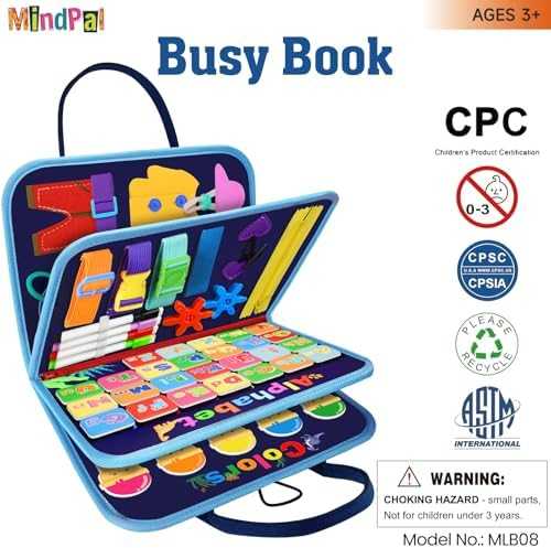 MindPal Montessori Busy Board Sensory Activity Toy