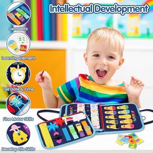 MindPal Montessori Busy Board Sensory Activity Toy