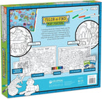 MindWare Color and Find Map Posters: The World and The United States of America