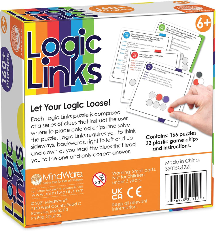 MindWare Logic Links Puzzle Games
