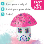 MindWare Paint Your Own Fairy Mushroom House Light