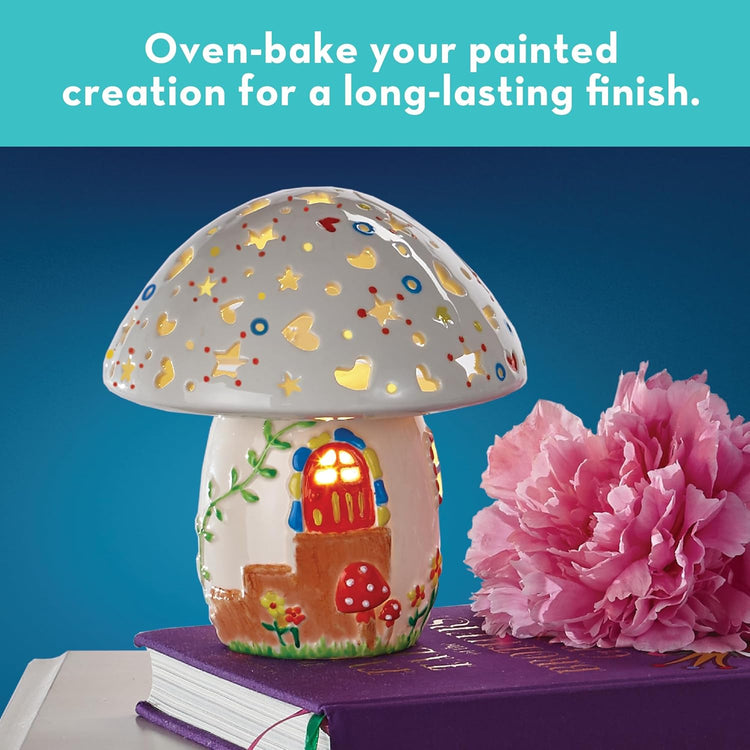 MindWare Paint Your Own Fairy Mushroom House Light