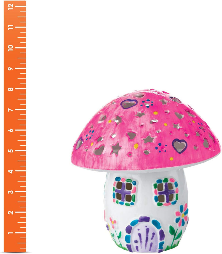 MindWare Paint Your Own Fairy Mushroom House Light