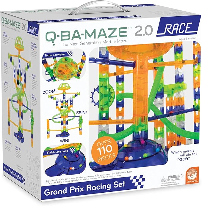 MindWare Q-BA-Maze 2.0 Grand Prix Racing Set