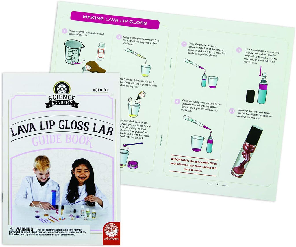 MindWare Science Academy Lava Lip Gloss Lab