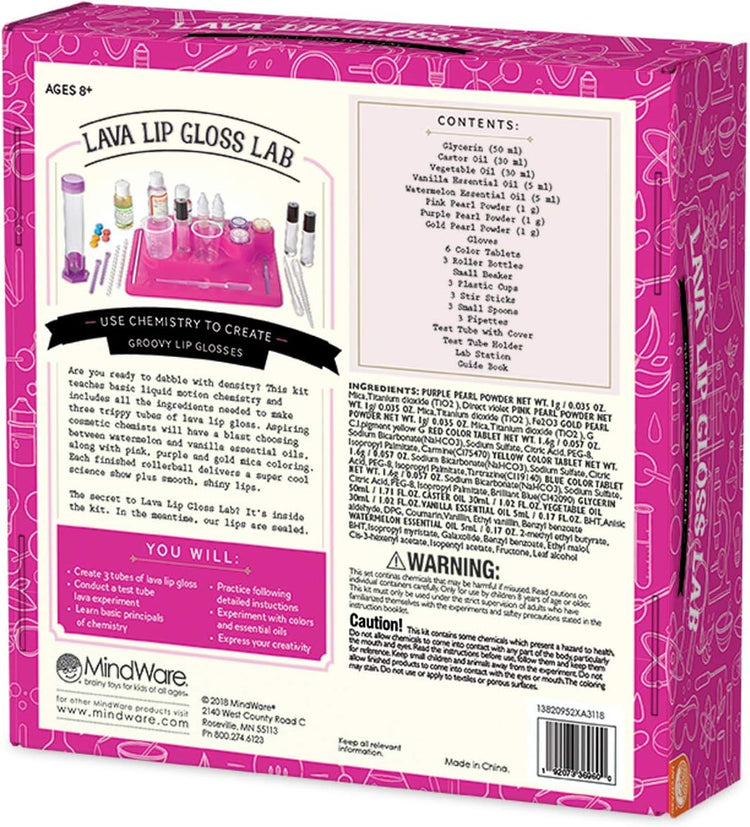 MindWare Science Academy Lava Lip Gloss Lab