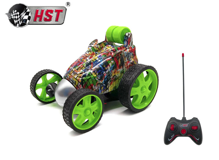 Mini Twiztaz Graffiti - 360° Tumbling Stunt RC Car Assorted
