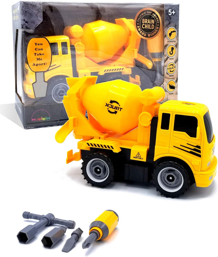 Construct A Truck Mixer - Take-Apart Build & Drive Toy