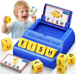 Montessori Matching Letter Spelling Game with Storage