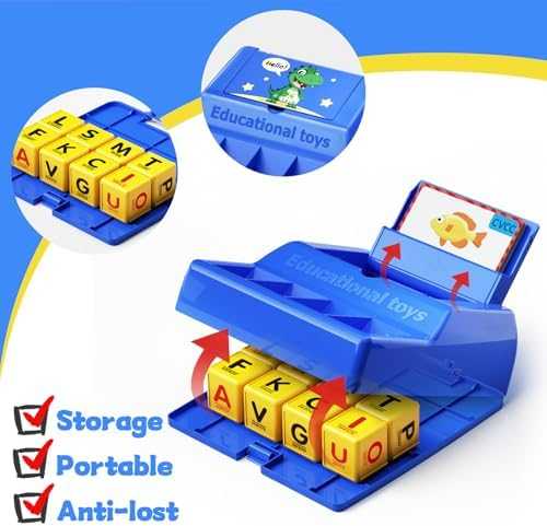 Montessori Matching Letter Spelling Game with Storage