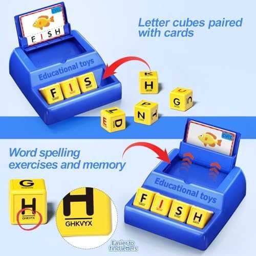 Montessori Matching Letter Spelling Game with Storage