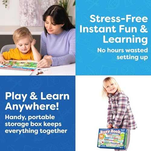 Montessori Preschool Busy Book (Preassembled)