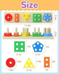 Wooden Montessori Shape Sorter Puzzle