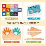 MOTREE Montessori Math Counting Blocks Set