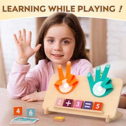 MOTREE Montessori Math Counting Blocks Set