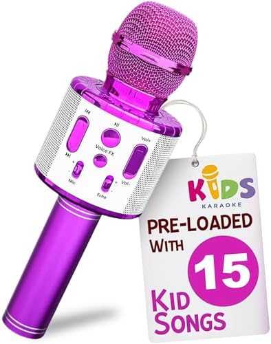 Move2Play Kids Karaoke Microphone with Bluetooth