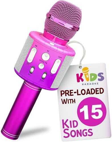 Move2Play Kids Karaoke Microphone with Bluetooth