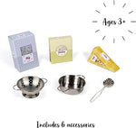 Janod Mozaic Big Cooker Kitchen - 6 Accessories and LED Hob