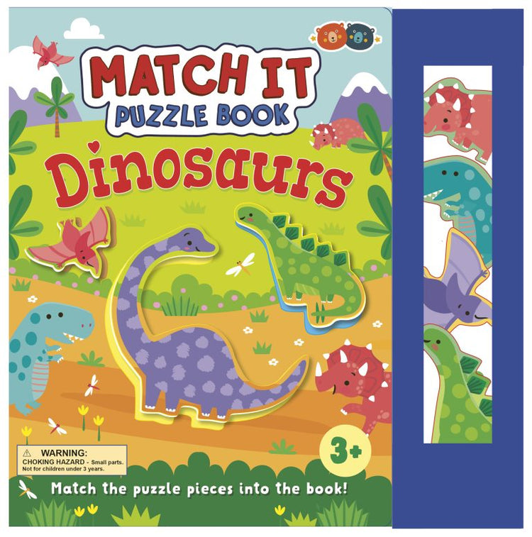 Dinosaur Match It Puzzle Book - Puzzle Fun by Buddy & Barney
