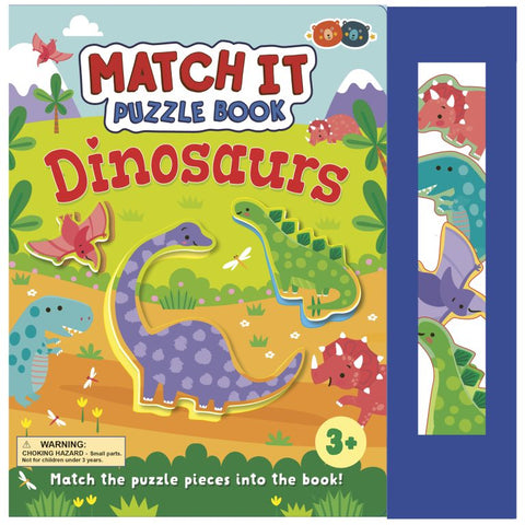 Dinosaur Match It Puzzle Book - Puzzle Fun by Buddy & Barney