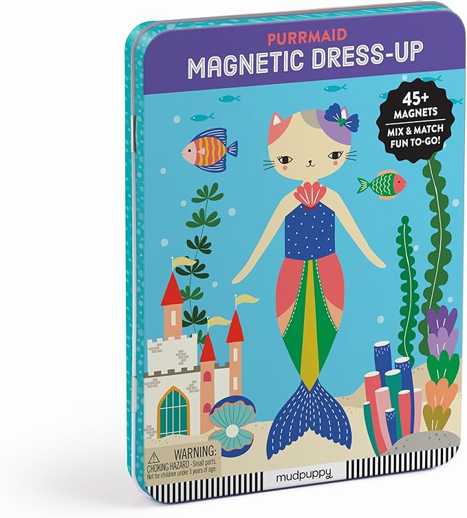 Mudpuppy Purrmaid Magnetic Dress-up Small
