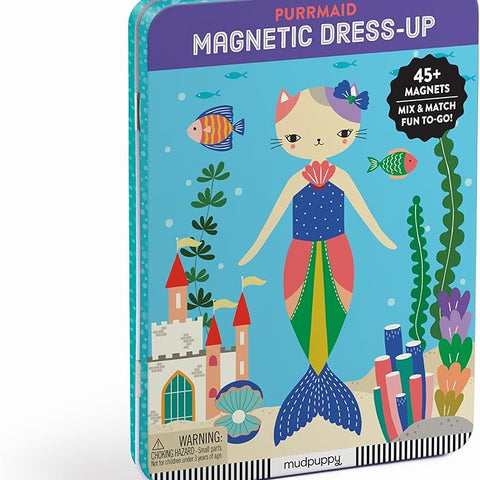 Mudpuppy Purrmaid Magnetic Dress-up Small
