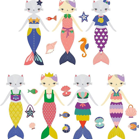 Mudpuppy Purrmaid Magnetic Dress-up Small
