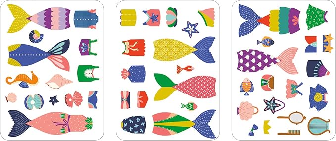 Mudpuppy Purrmaid Magnetic Dress-up Small