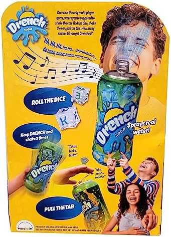 Drench Soda Game - Shake, Pull, and Stay Dry to Win