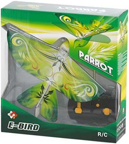 eBird Green Parrot - Flapping RC Bird with USB Recharge