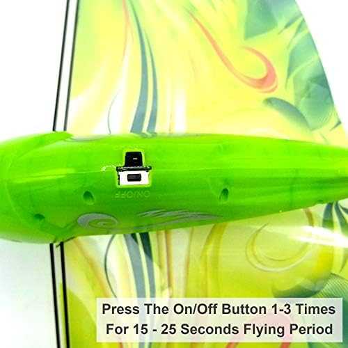 Self Flying eBird Green - Flaps and Soars on Its Own