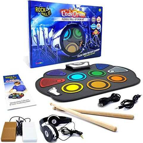 Codedrum - Roll-Up Drum Set with Play-By-Color Beats
