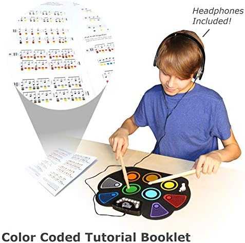 Codedrum - Roll-Up Drum Set with Play-By-Color Beats