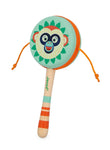 Janod Gioia Monkey Hand Drum - Wooden Rhythm Toy