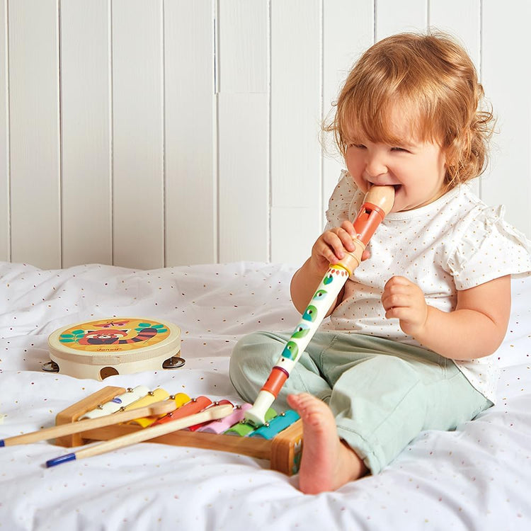 Janod Gioia Rattle Display x12 - Baby Sensory Bead Shaker