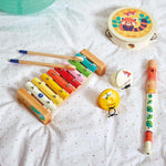Janod Gioia Rattle Display x12 - Baby Sensory Bead Shaker