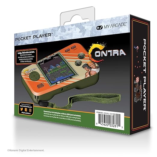 My Arcade Contra Pocket Player-2-in1, Contra and Super Contra