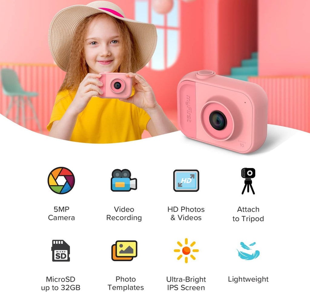 myFirst Camera 10 - Kids Digital Mini Camera for Boys and Girls with Durable Design
