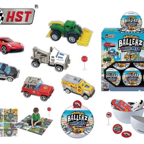 Mystery Ballerz Mini City - Surprise Collection Car in Every Ball