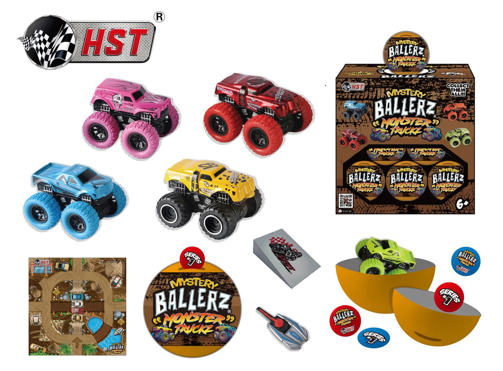Mystery Ballerz Monster Truckz - Collection in Every Ball