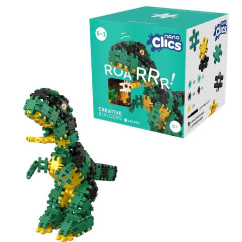 Nano Clics Creative 125pc Roar - Build a Dino Adventure