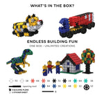 Nano Clics Creative 500pc Groar - Big Build Dino Fun